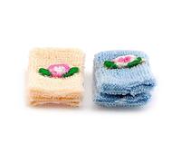 2 x MyTinyWorld Dolls House Miniature His and Hers Towel Sets