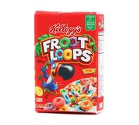 2 x MyTinyWorld Dolls House Miniature Modern Froot Loops Cereal Box, 1:12 Scale