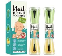 2 x Nail Polish Against Nail Chewing, 20 ml Bitter Taste, Anti Bite Nail Polish, Thumb Sucking Stop, Nail Anti Biting Liquid, Thumb Sucking, Stop Nail Chewing for Newborns, Children