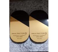 2 x NATURAL ROSE MAX FACTOR FACEFINITY SPF 20 VEGAN COMPACT FOUNDATION No 002
