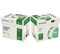 2 X Navigator Universal Paper Multifunctional Ream-Wrapped 80gsm A4 White Ref NAV0317 [5 x 500 Sheets]