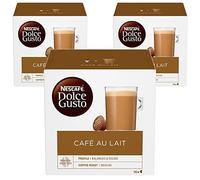 2 X Nescafé Dolce Gusto Café Au Lait (Pack of 3, Total 48 Capsules/Coffee Pods)