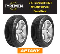 2 X New 175/65R14 APTANY RP203 1756514 175 65 14 HIGH QUALITY BRAND NEW