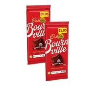 2 x New Cad Bournville Dark Chocolate Price Marked Bar 100g, Perfect for Sharing and Gifting For Everyone