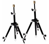 2 x New Carp Coarse Fishing Mini Tripod Rod Rests Fully Adjustable Black