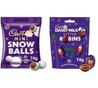 2 x New Dairy Snowball and LIttle Robins Bag Perfect for Sharing and Gifting For Christmas and New Year 2025