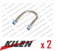2 x NEW KILEN SUSPENSION U-BOLTS PAIR SET GENUINE OE QUALITY 77832