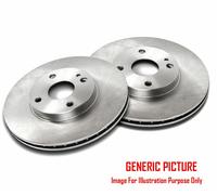 2 x NEW REAR AXLE BRAKE DISCS SET BRAKING DISCS PAIR OE QUALITY BOSCH 0986479419