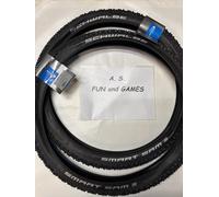 2 X New Schwalbe 24 X 2.10 Smart Sam Tyres