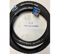 2 X NEW Schwalbe 24 X 2.35 Smart Sam Tyres