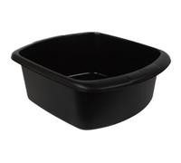 2 X New Whitefurze Kitchen Black Large Rectangular Washing Up Bowl Plastic Basin 9l