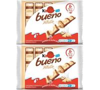 2 x NewKinder Bueno White Chocolate Bars Multipack 3 x 39g Delicious Special For Easter Treat Gift Hamper, Christmas,Birthday,Easter Gift Sold By Experts Supplies