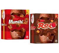 2 x NewMunchie Large Easter Egg 202g & NewRolo Large Easter Egg 202g - With an Irresistible Caramel Centre Chocolate Easter Eggs Gifts for Women Men & Kids - Easter Egg Hunts 2026