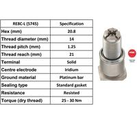 2 x NGK 5745 Genuine NGK Spark Plugs