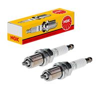 2 x NGK Nickel Motorcycle Spark Plug - B8ES (Stock No. 2411)
