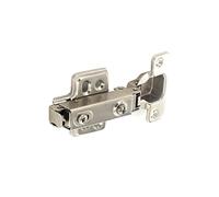 2 x Nickel Hydraulic Soft Close Kitchen Cabinet Door Concealed Hinge & Plate Clip On