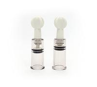 2 x Nipple Corrector Cups - Nipple Inverted, Flat and Shy Nipples (White Transparent)