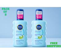 2 X NIVEA SUN After Sun Moisture Spray | Cools & Soothes the Skin | 200ml