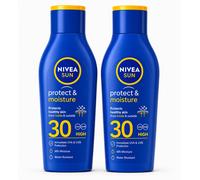 2 x NIVEA SUN | Lotion Protect & Moisture SPF30 | Immediate Protection | 200ml