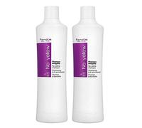 2 x No Yellow Fanola Anti Yellow Silver Shampoo 1000 ml