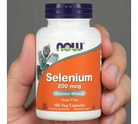 2 x NOW Foods, Selenium, 200 mcg, 180 Veg Capsules