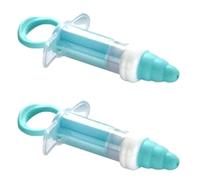 2 x Nuby™ 10ml Oral Plastic Medicine Syringe | Suitable Dispenser for Babies & Newborns | Safe & Reusable | No Needle, Soft & Gentle | Accurate Measuring Feeder | BPA Free, 0m+ | Green |
