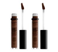 NYX Professional Full Coverage Concealer, 24 Hour Longevity, Can't Stop Won't Stop Contour Makeup Concealer, Matte Finish, Shine Control, Long Lasting, Vegan Formula, Shade: Deep Walnut
