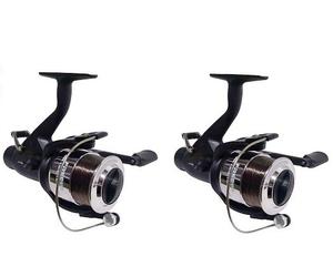 2 X OAKWOOD Carp Runner Fishing Reel/BTR & Line Size 60