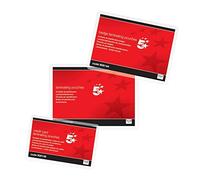 2 x Office Laminating Pouches 250 Micron for Credit Card Size 54x86mm Glossy (Pack 100)