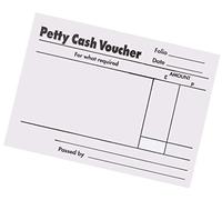 2 x Office Petty Cash Pad 160 Pages 88x138mm [Pack 5]