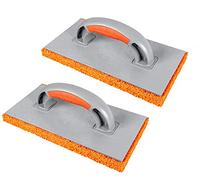2 x Orange Rubber 18mm Sponge Float 280 x 140mm Rough, Coarse (N3684)