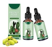 2 x Organic Cactus Pear Seed Oil, Anti-Ageing, Eliminates Wrinkles, Reduces Dark Circles, Tightens and Moisturises for Face and Body, Cactus Pear Seed Oil for All Skin Types