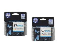 2 x Original Ink HP Officejet 4105 4110 4252 4255 Deskjet 450 / No. 57 C6657GE