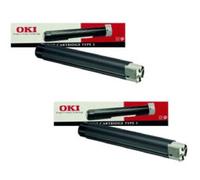 2 X Original Toner OKI Page 4W Plus 4M Okifax 4100 Lanier 4050 / 09002390 Type 3