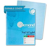 2 x Ormond Visual Memory Aid" Copy Book with Plastic Cover - Blue