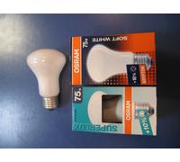 2 x OSRAM Krypton Bulb 75W E27 Opal 230V Incandescent Lamp SUPERLUX DIMMABLE [EEK: G]