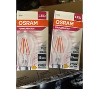 2 X Osram PARATHOM Classic B22d LED GLS Bulb 6.5 W(60W) 2700K Warm White