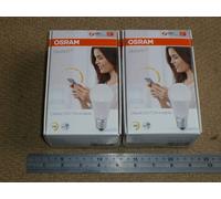2 x OSRAM SMART+ ZIGBEE SMART LIGHT BULB E27 Classic Dimmable Warm 9W NEW SEALED