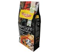 2 x Pack Bar-Be-Quick Instant Light Lumpwood Charcoal - BBQ Barbecues Smokers Grill Coal Fuel Smokeless Burn - For Outdoor Garden Camping Cooking