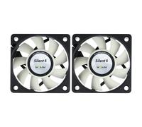 2 x Pack Gelid Solutions Silent 6 60mm Case Fans 3200 RPM, 16 CFM, 24 dBA