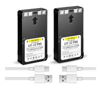 2 x Pack LIT-22 Pro Rechargeable Battery Upgrade (USB Type-C) - lithium Battery for the Spypoint LIT-22 Pro Compatible with the Flex-M/G-36 /Plus/S trail camera