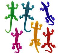 2 x Pack of 24 Assorted Colour Neon Stretchy Lizard