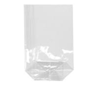 2 x Pack of 300 Bottom Bags, Polypropylene, 15 cm x 10 cm x 3.5 cm, Transparent