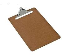 2 x Pack of 5 x Heavy Duty Clip Smooth Masonite A4 Clipboards