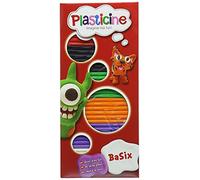 2 x Packs Plasticine Basix TWO Different Colour Sets of 6 Colour Strip Pack