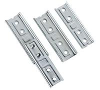 2 x Pair Concealed Headboard Panel Interlock Brackets Furniture Connector Heavy Duty Wall Mounting Fixing (4 x Pair)