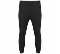 2 X Pairs Mens Thermal Long Johns Trousers, Soft Stretch Fabric Bottom Warm Underwear, Winter Base Layer Lightweight Mens Underwear, UK Size S-6XL (3XL, Black)
