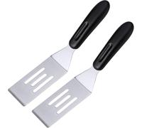 2 X Pampered Chεf Mini-Serving Spatula #2622, Pampered Mini Chef Stainless Steel Cutter and Turner for Serving, Flipping, Small Icing, Metal Grill Spatula for Brownies, Pancakes, Pie, Cookies etc. (2)