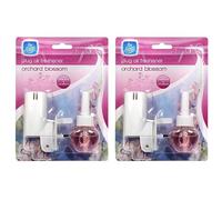 2 x Pan Aroma Plug - In Air Freshener Orchard Blossom Strong Fragrance Long Lasting
