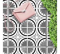 2 x Paving Slab Stencil for Outdoors Patio 45x45 cm - 1x Large Pattern Woodstock